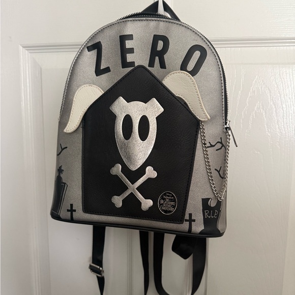 Disney Handbags - Zero Skull Backpack in Black and Gray The Nightmare Before Christmas